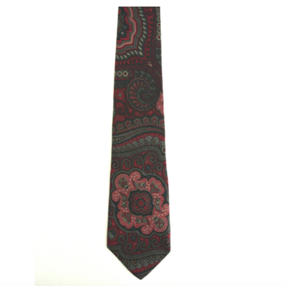 LIBERTY of LONDON Paisley print silk tie - Picture 3 of 5